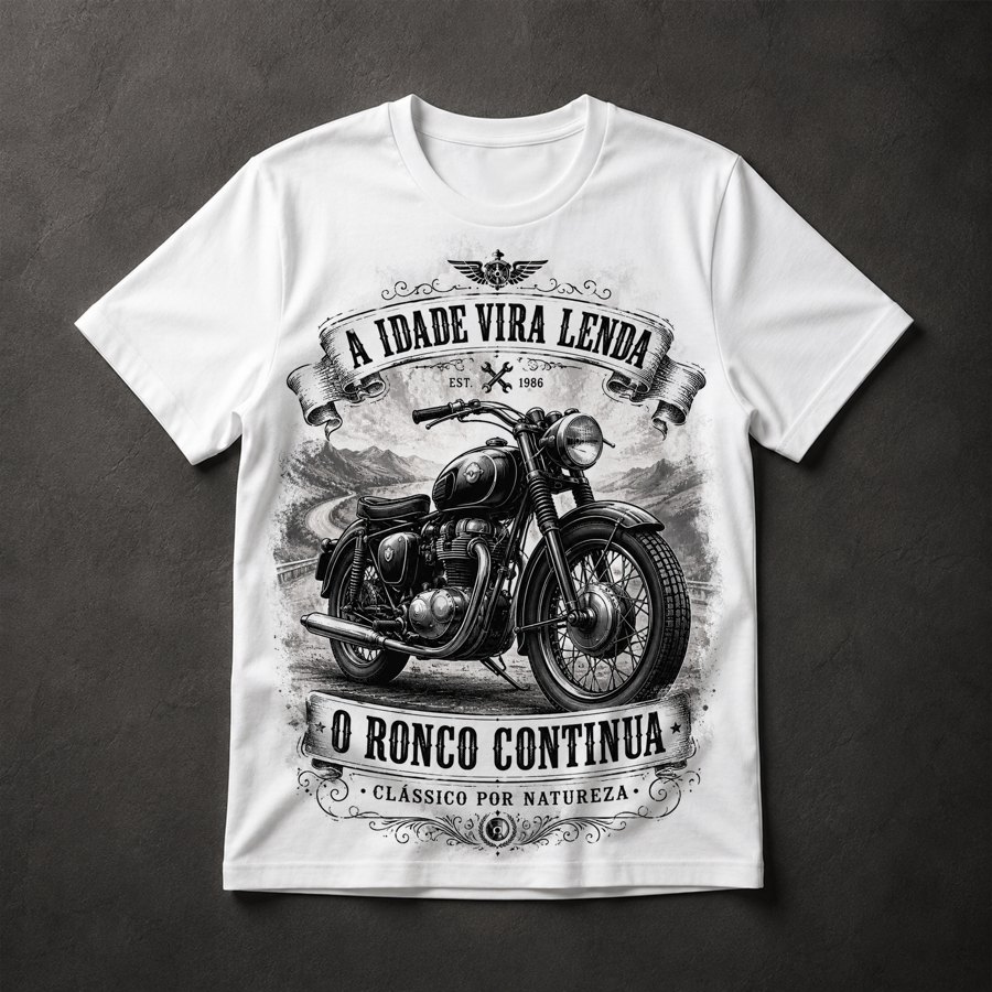 Camiseta Moto Clássica