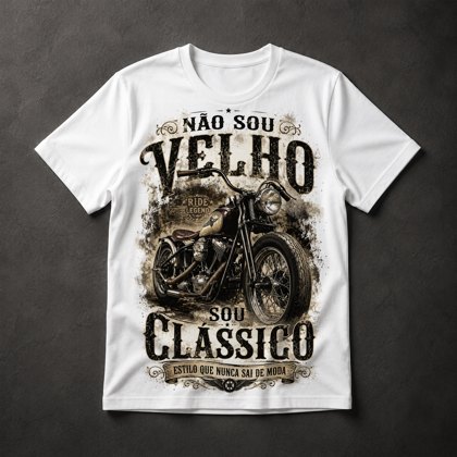 Camiseta Moto Clássica