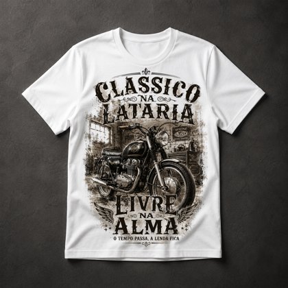 Camiseta Moto Clássica