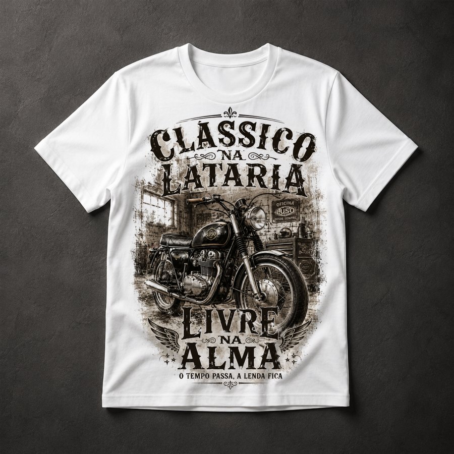 Camiseta Moto Clássica