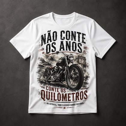 Camiseta Moto Clássica