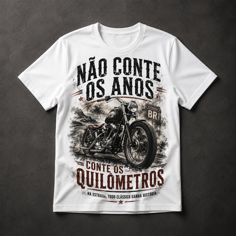 Camiseta Moto Clássica