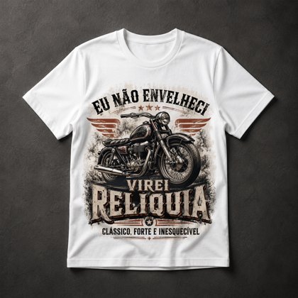 Camiseta Motociclista Vintage