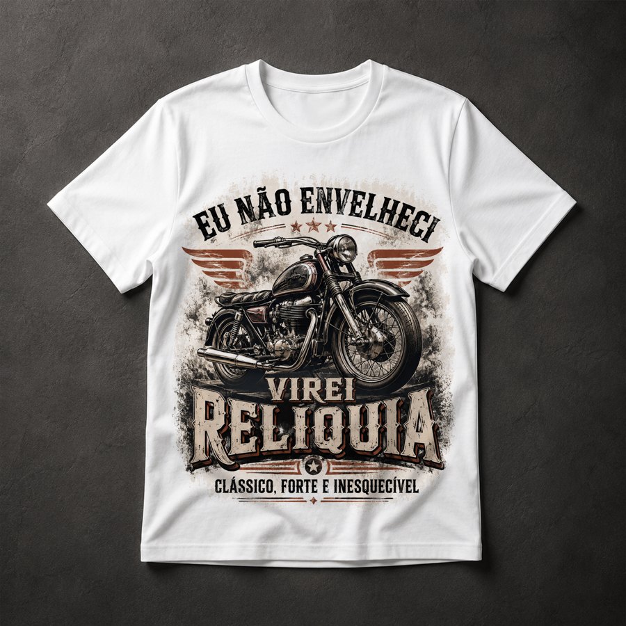 Camiseta Motociclista Vintage