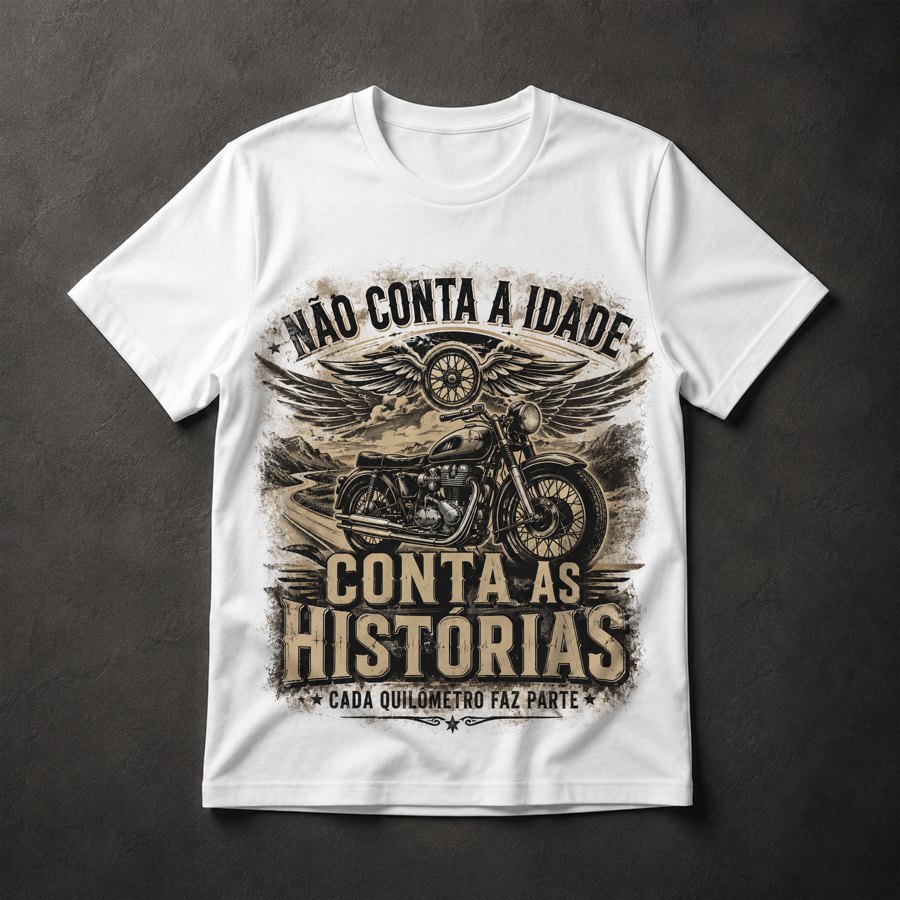 Camiseta Motociclista Frases