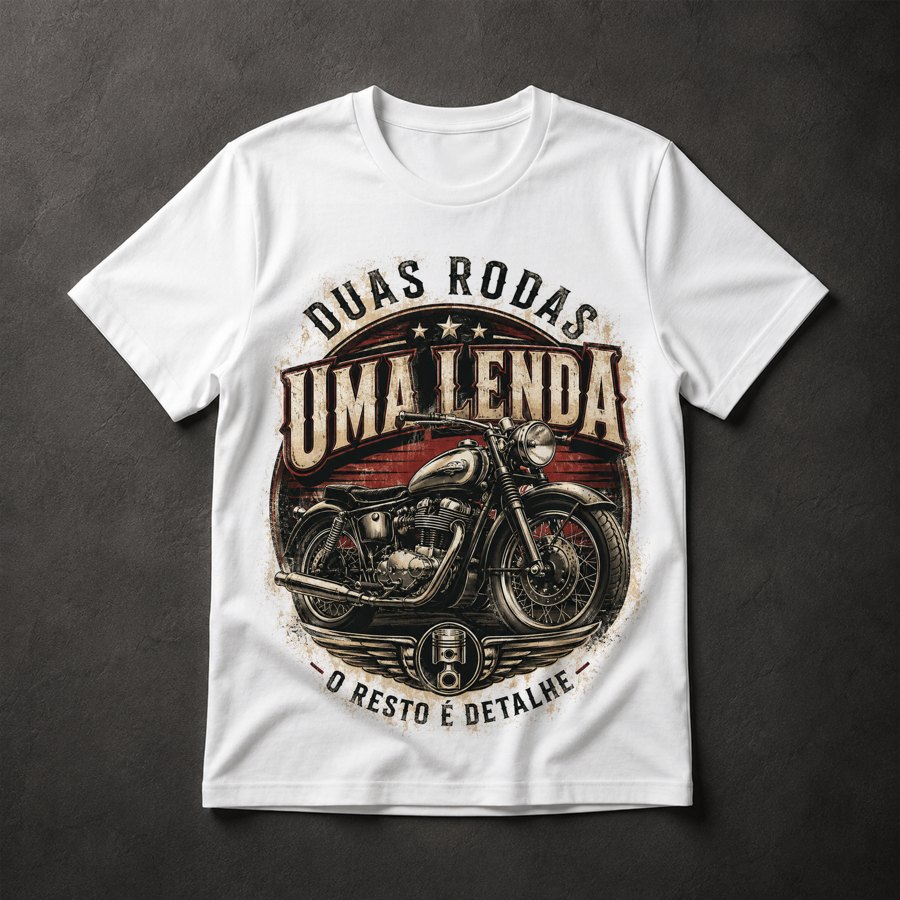 Camiseta Moto Vintage Lenda