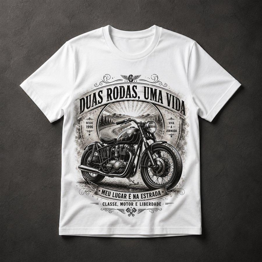 Camiseta Moto Vintage