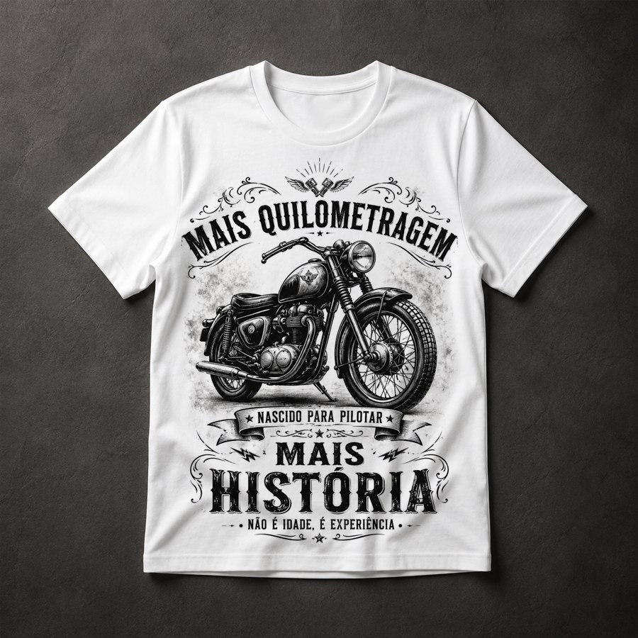 Camiseta Moto Vintage