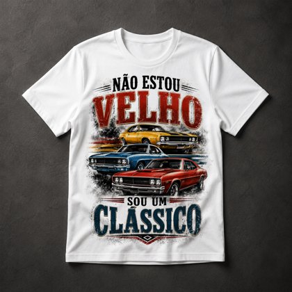 Camiseta Muscle Cars Clássicos
