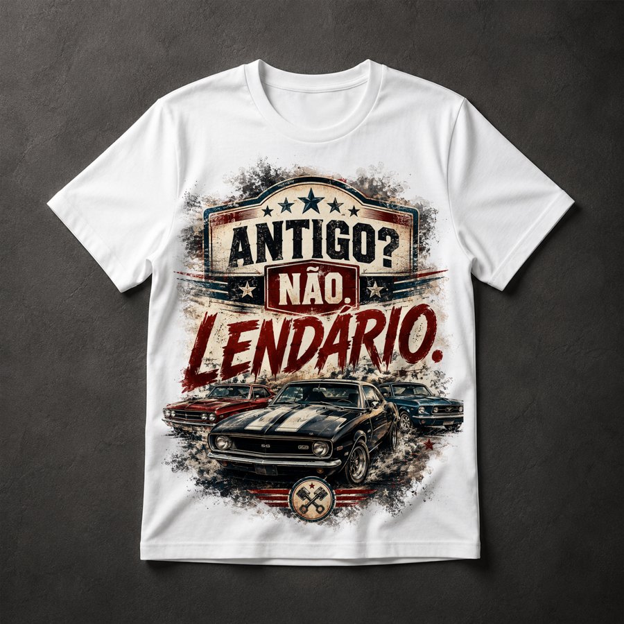 Camiseta Muscle Cars Lendários