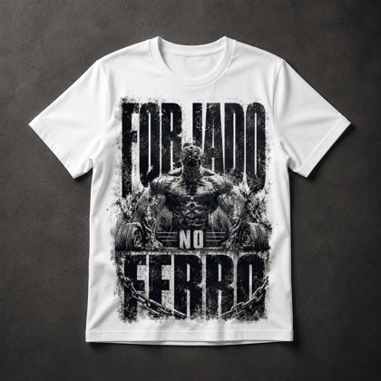 Camiseta Musculação Motivacional