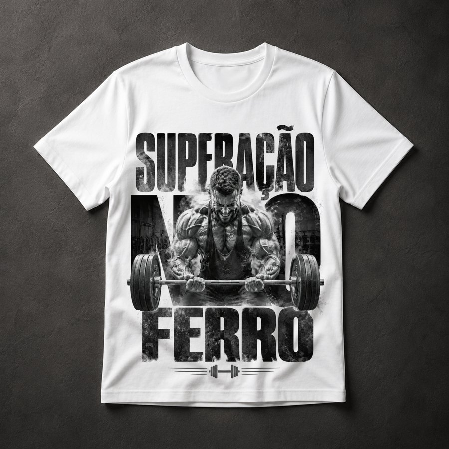 Camiseta Musculação, Treino Intenso