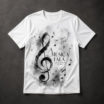 Camiseta Música Fala