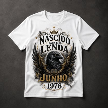 Camiseta Nascido Para Ser Lenda