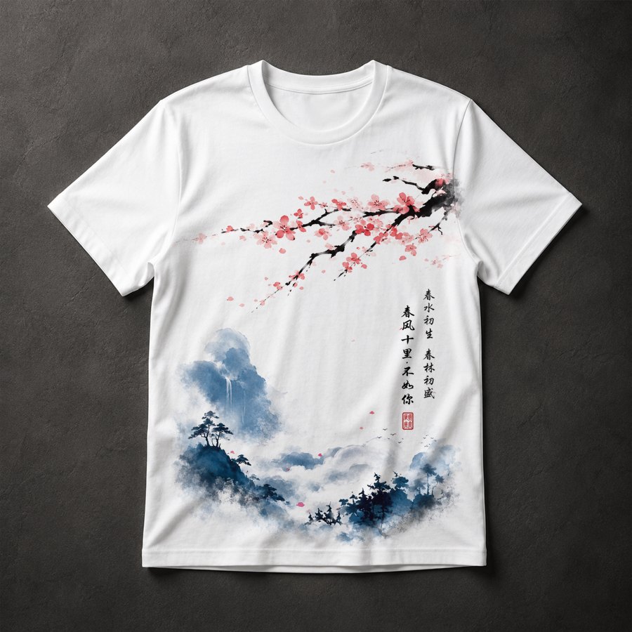 Camiseta Natureza Japonesa