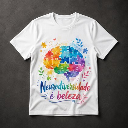 Camiseta Neurodiversidade é Beleza