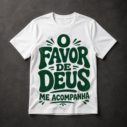 Camiseta O Favor de Deus
