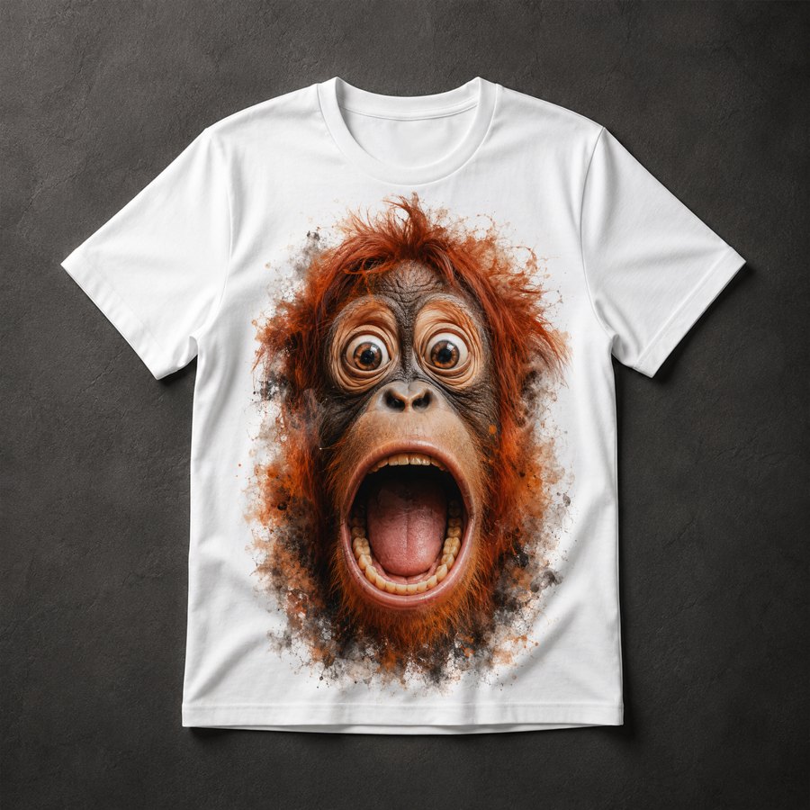 Camiseta Orangotango Espantado