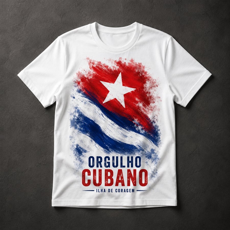 Camiseta Orgulho Cubano