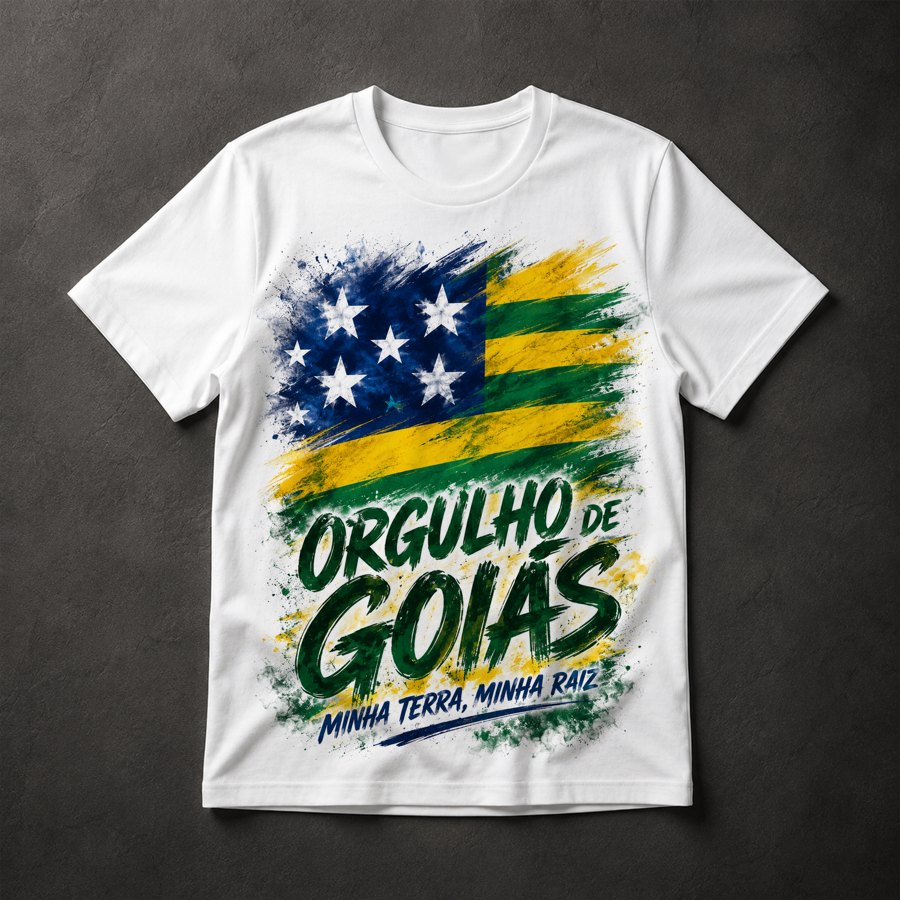 Camiseta Orgulho de Goiás