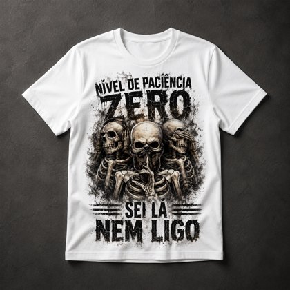 Camiseta Paciência Zero