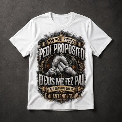Camiseta Pai com Propósito