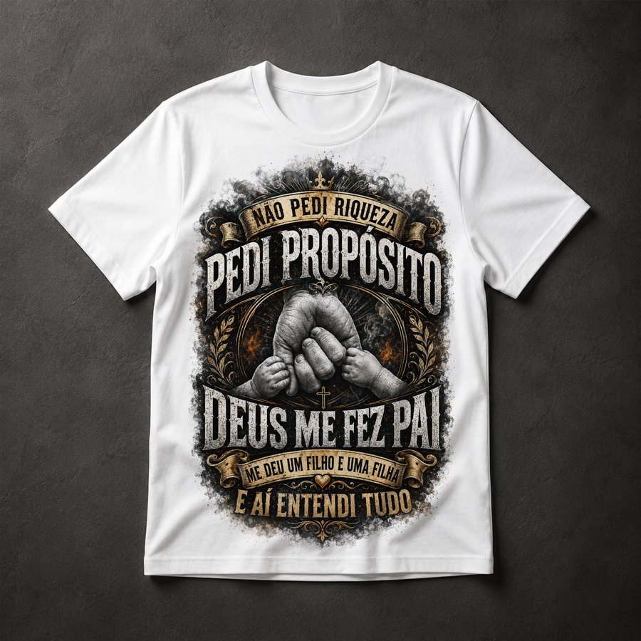 Camiseta Pai com Propósito