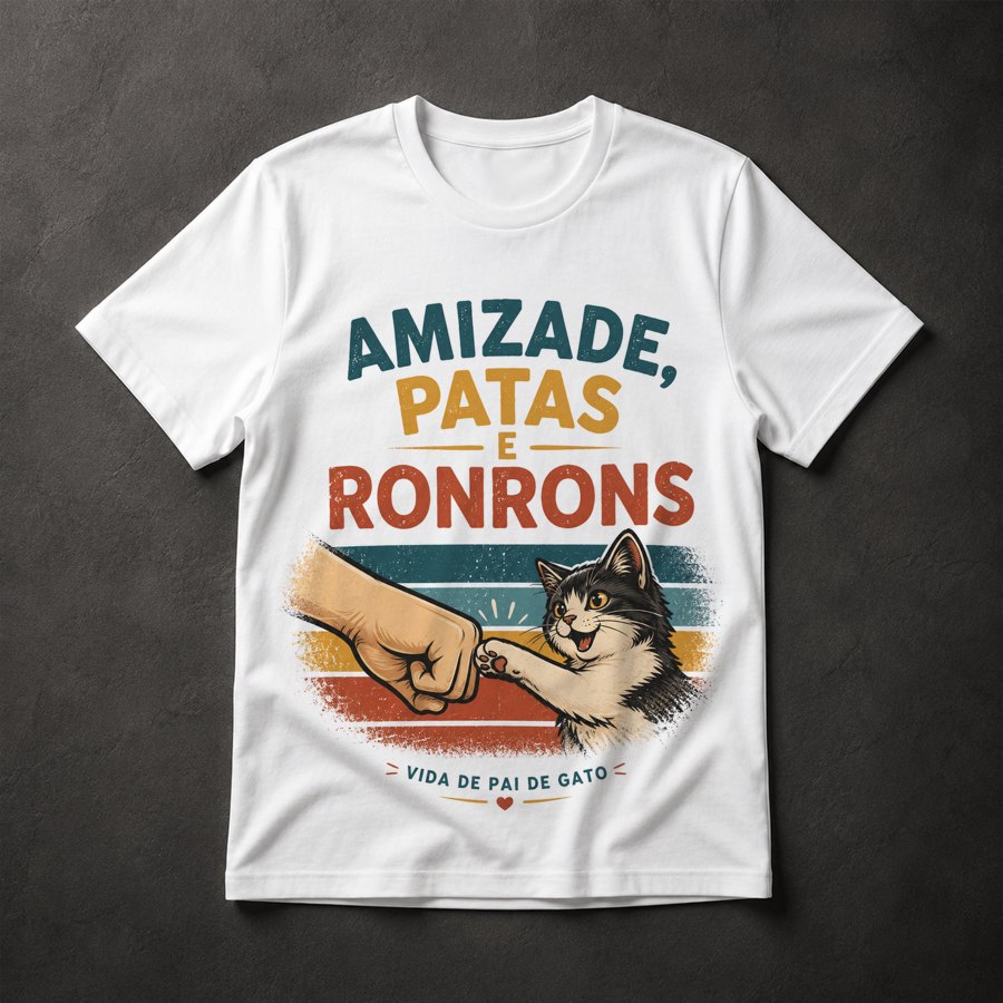 Camiseta Pai de Gato