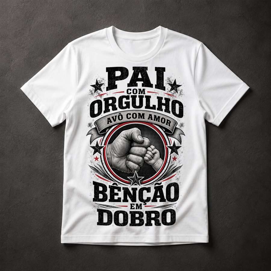 Camiseta Pai e Avô