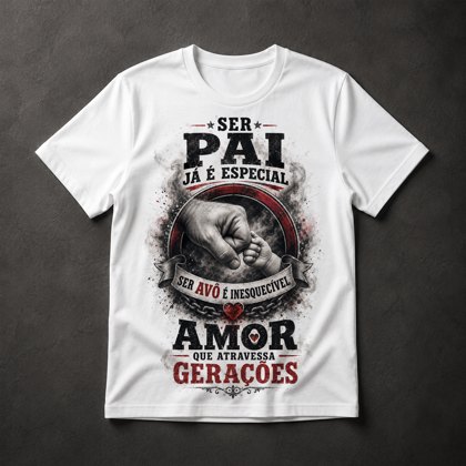 Camiseta Pai e Avô