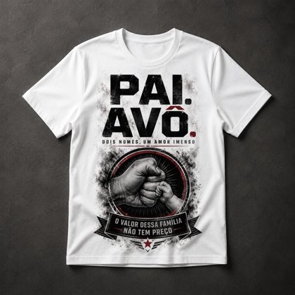 Camiseta Pai e Avô