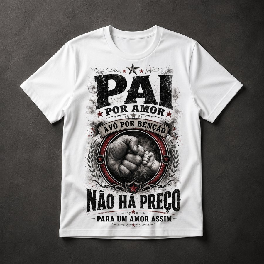 Camiseta Pai e Avô