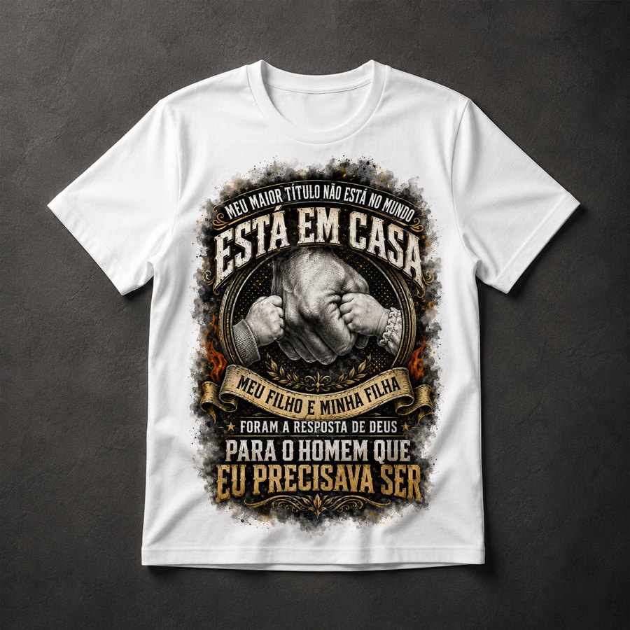 Camiseta Pai e Filhos