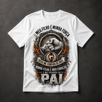 Camiseta Pai Filho Filha