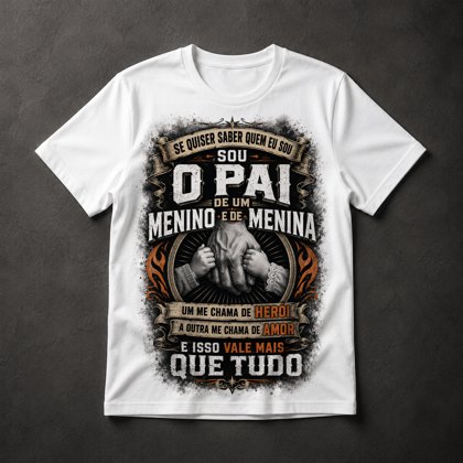 Camiseta Pai Herói