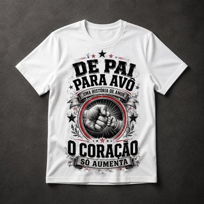 Camiseta Pai para Avô