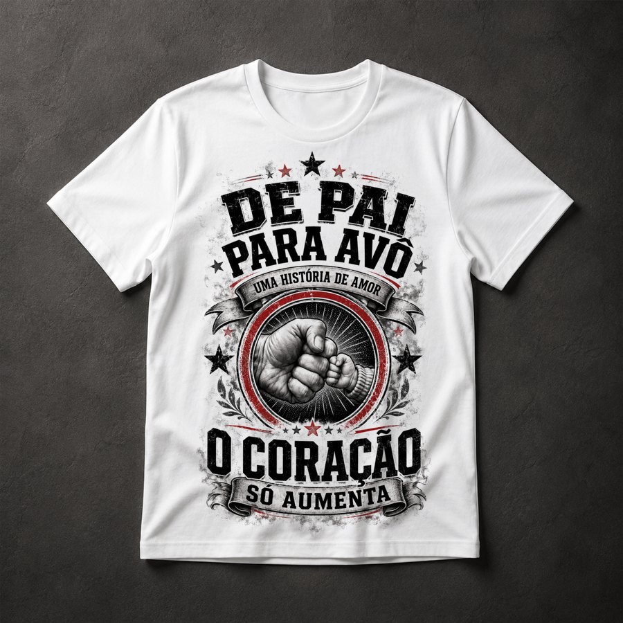 Camiseta Pai para Avô