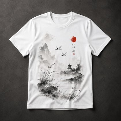 Camiseta Arte Oriental