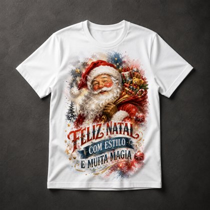 Camiseta Papai Noel Natal