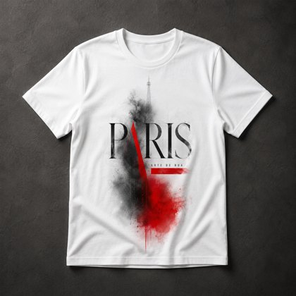 Camiseta Paris Arte Urbana