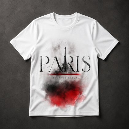 Camiseta Paris Elegância