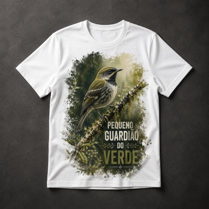 Camiseta Pássaro Floresta