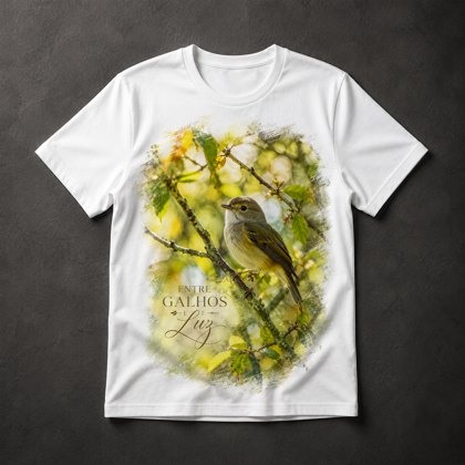 Camiseta Pássaro na Natureza