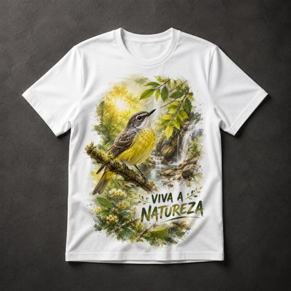 Camiseta Pássaro Natureza
