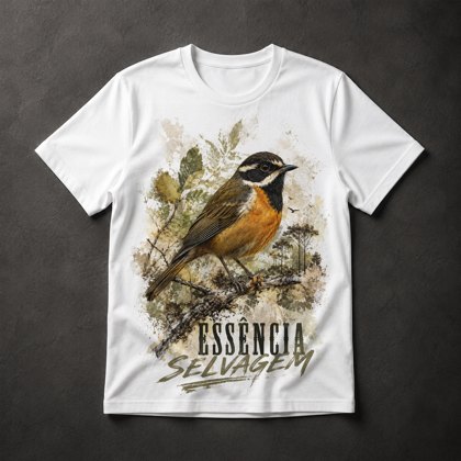 Camiseta Pássaro Selvagem