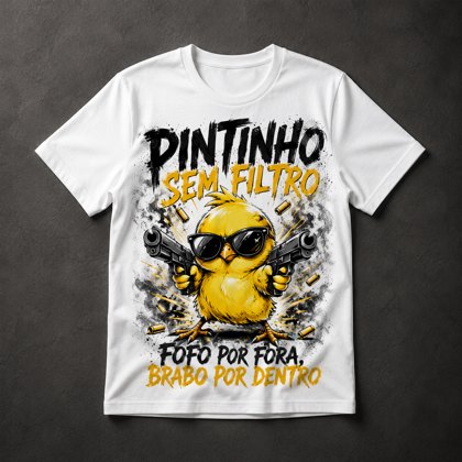 Camiseta Pintinho Sem Filtro