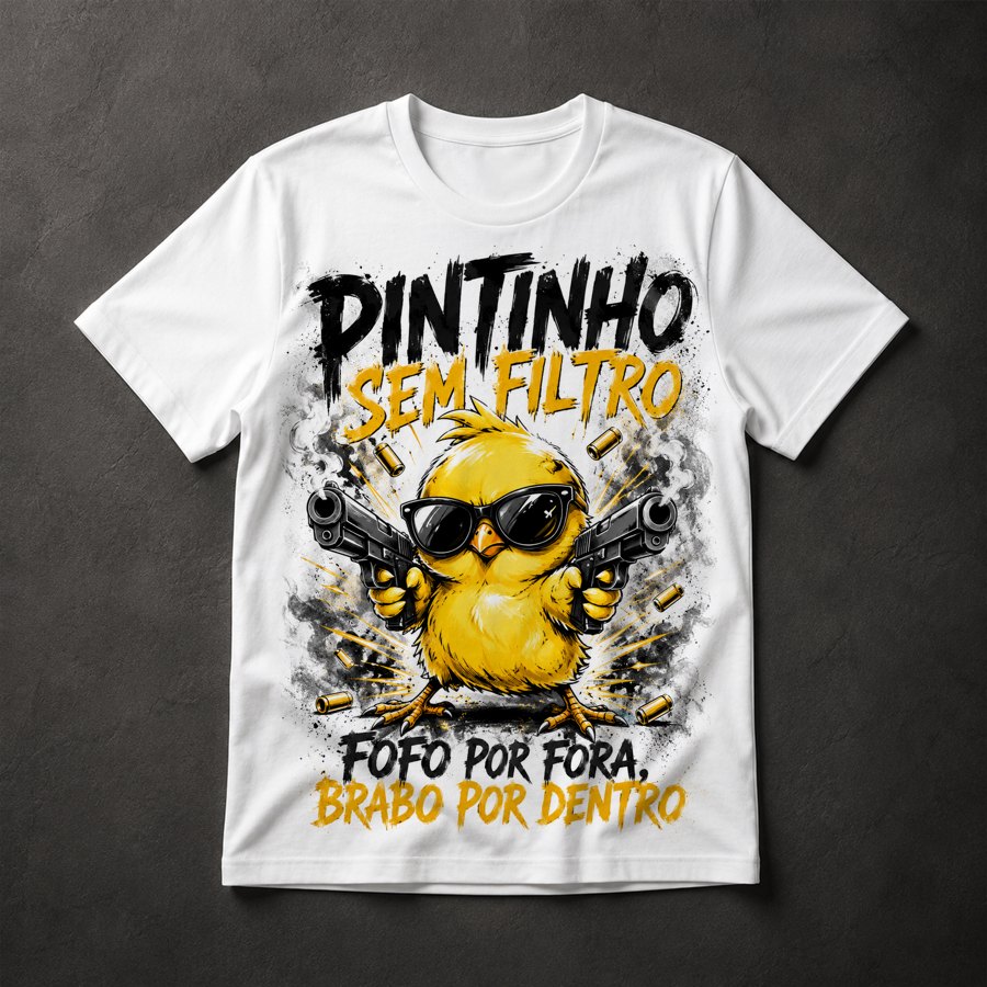 Camiseta Pintinho Sem Filtro