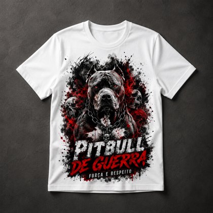 Camiseta Pit Bull Guerra