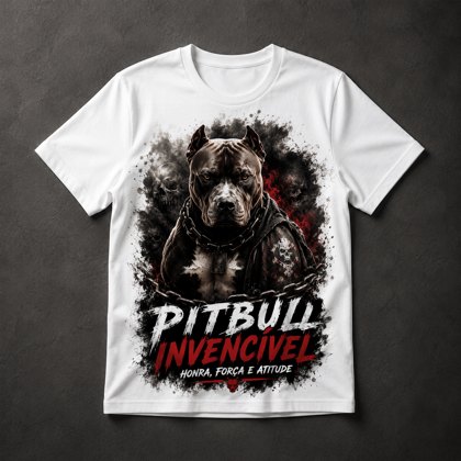 Camiseta Pitbull Invencível