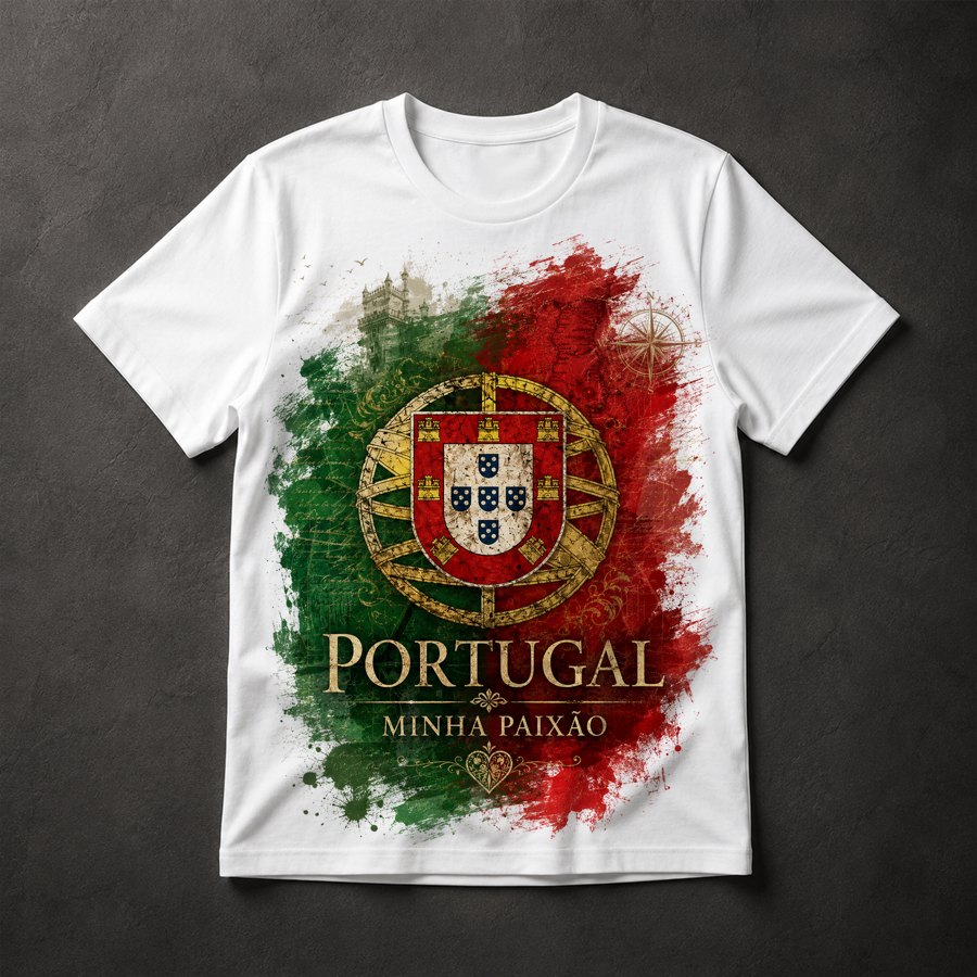 Camiseta Portugal Brasão